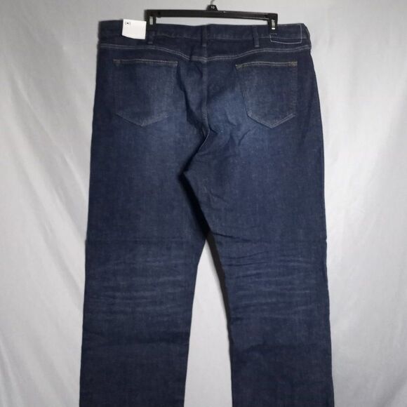 Banana Republic Straight Fit Men's Straight Leg Dark Wash Jeans Size 42x32 NWT - Picture 2 of 9